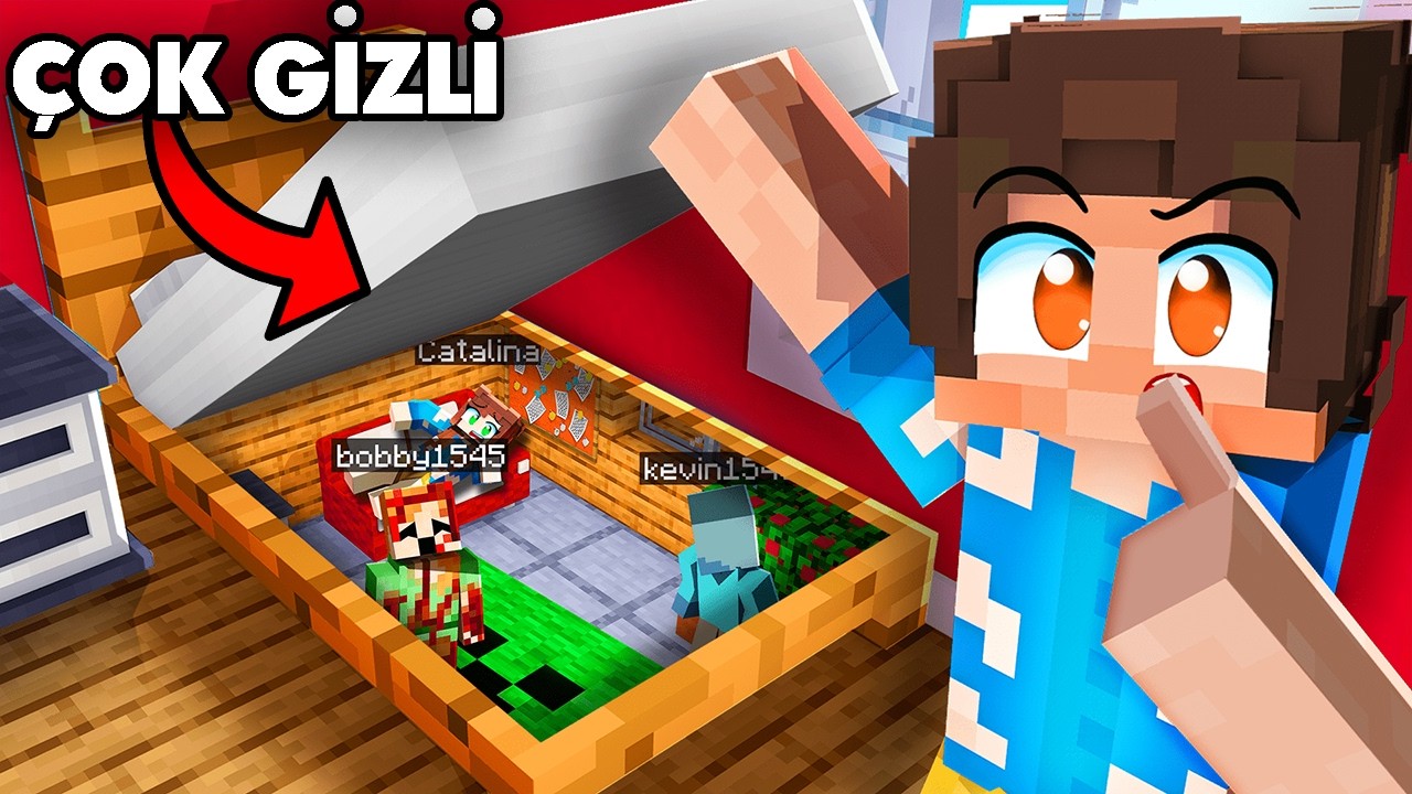 ARKADAŞLARIMIN GİZLİ EVLERİNİ BULDUM 😱 (oha)