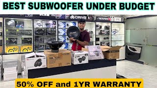 BEST CAR SUBWOOFERS FOR ALL CARS❤️!!8,10,12inches || PRICE MENTIONED || PRATEEK GHAZIABADI