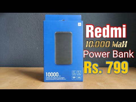 Redmi Power Bank (10,000 mAh): Unboxing, Charge time tests, Authentication  