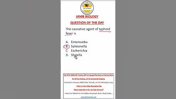 JAMB Biology Question of the Day #jamb #jamb2025 #dtwtutorials