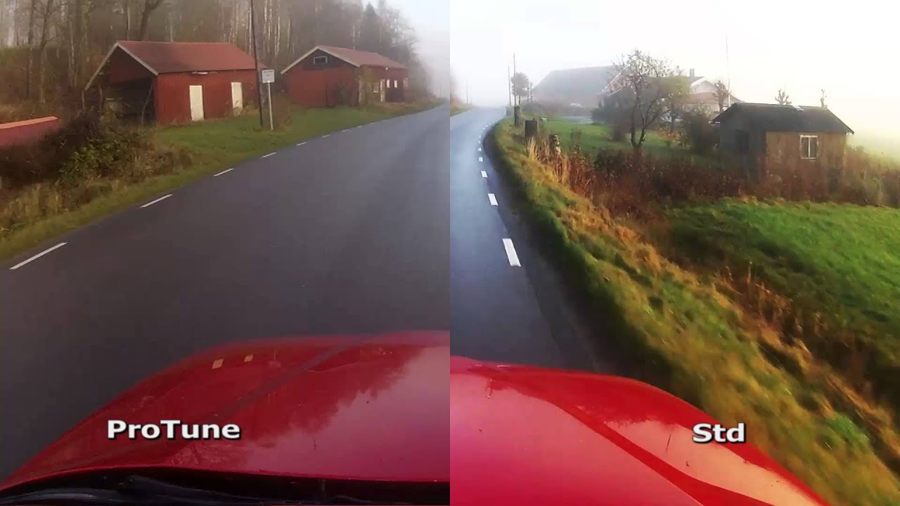 Comparing GoPro ProTune vs. Std mode