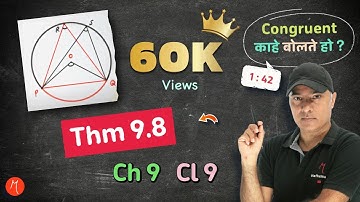 Theorem 9.8 Class 9 | Chapter 9 | Circles - Angles in the same segment of a circle are equal
