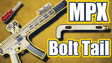 Sig Sauer MPX Bolt Tail Out of Battery Safety Install