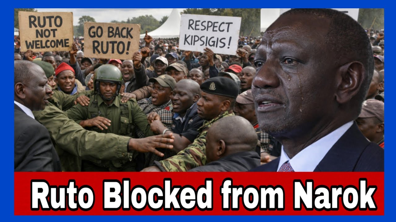 Kipsigis Blocks Ruto & Nandi's from Mp Johana Ngeno burial in Narok,residents says he was k!lled
