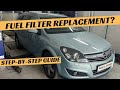 Opel Astra H 1 7 CDTI Fuel Filter Replacement