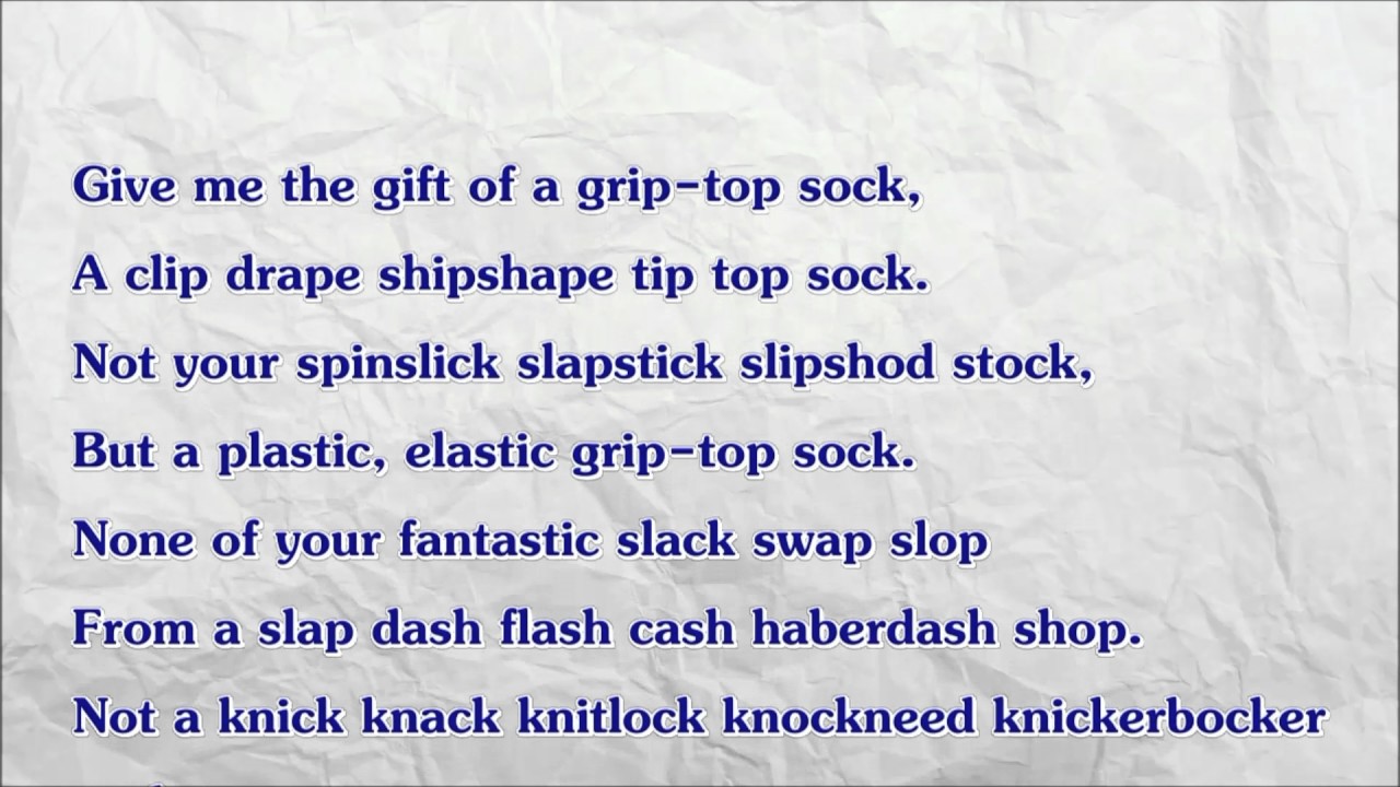 355 | Give me the a Grip-Top Sock YouTube