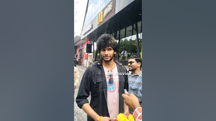 Attitude star Chandrahass at Prasad imax Ramnagar Bunny Response #chandrahass #attitudestar