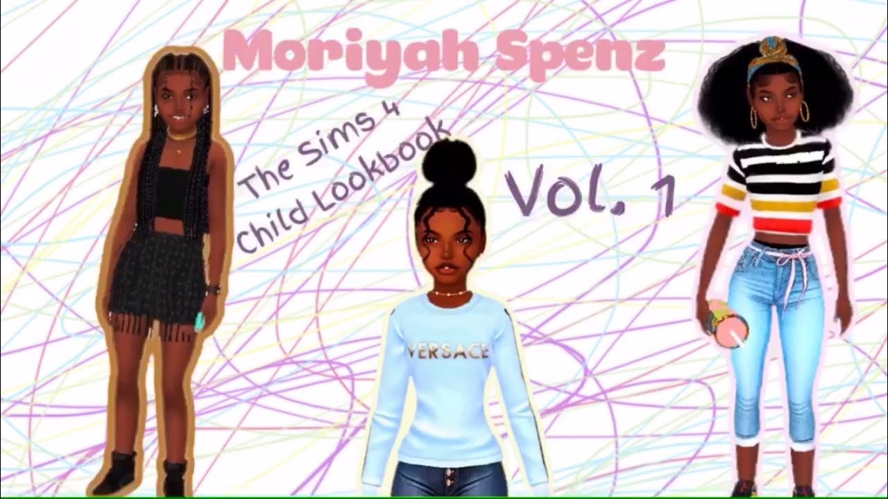 The Sims 4 Cas Child Lookbook Cc Folder Urban Child Youtube