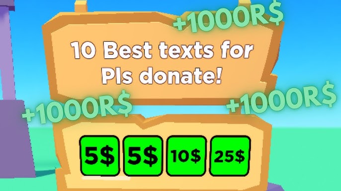 How To Get Custom Text In Pls Donate (Guide)