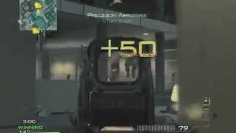 MW3 Silenced Scar-L on Arkaden-6 Quick Kills
