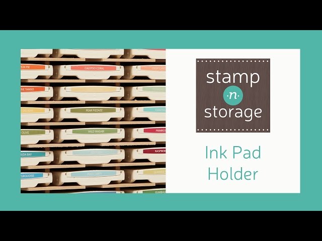 This $20 Ink Pad Storage Is AWESOME! - Craft Room Organization