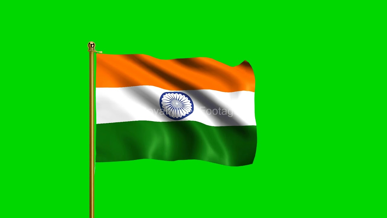 Tiranga Indian Flag HD | Green Screen Indian Flag | 15 August Independence  Day | Indian flag waving - YouTube
