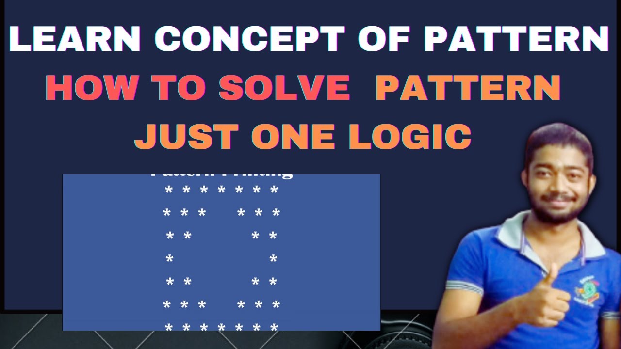 diamond pattern program in java || diamond border star pattern - YouTube