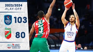 Anadolu Efes 103-80 Pınar Karşıyaka - Tsbsl - Play-Off Yarı Final 202324