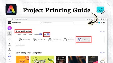 Afdrukken vanuit Adobe Express (Design Output)