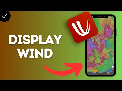 كيفية عرض بيانات الرياح المبلغ عنها في تطبيق   إظهار بيانات الرياح المباشرة من محطات الأ