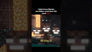 I don't no warden and wither farm much aura #minecraft