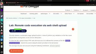 Portswigger || File Upload Vulnerabilities || Lab 1