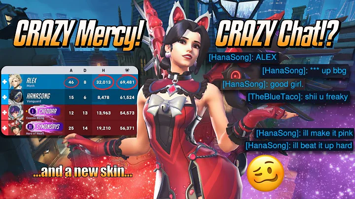 CRAZY Mercy! CRAZY Chat!? 🥴 - Mercy Stadium Gameplay - Overwatch 2 (Season 19)