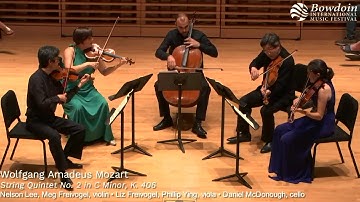 Jupiter String Quartet: Mozart - String Quintet No. 2 in C minor, mvt. 1 (with Phillip Ying, viola)