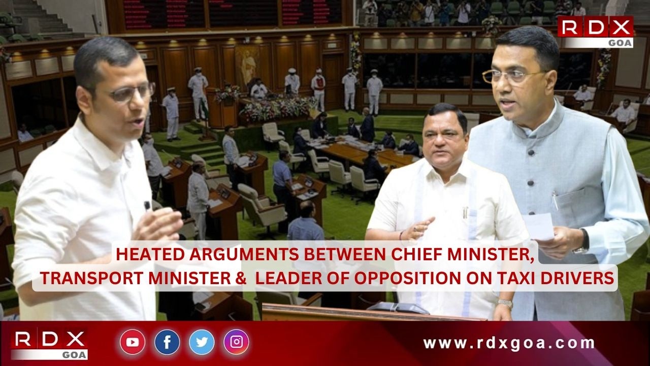 HEATED ARGUMENTS BETWEEN CHIEF MINISTER, TRANSPORT MINISTER &  LEADER OF OPPOSITION ON TAXI DRIVERS