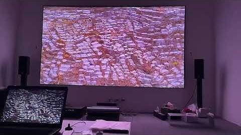 XYScreens 150inch 4K alr ust pet crystal thin frame screen