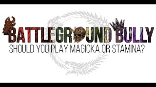 Should You Play Magicka or Stamina in The Elder Scrolls Online