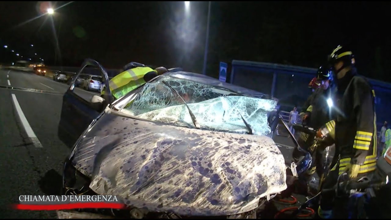 Grave incidente sul GRA a Roma, intervento 118 e Vigili del Fuoco - Chiamata d'emergenza 24/07/2023