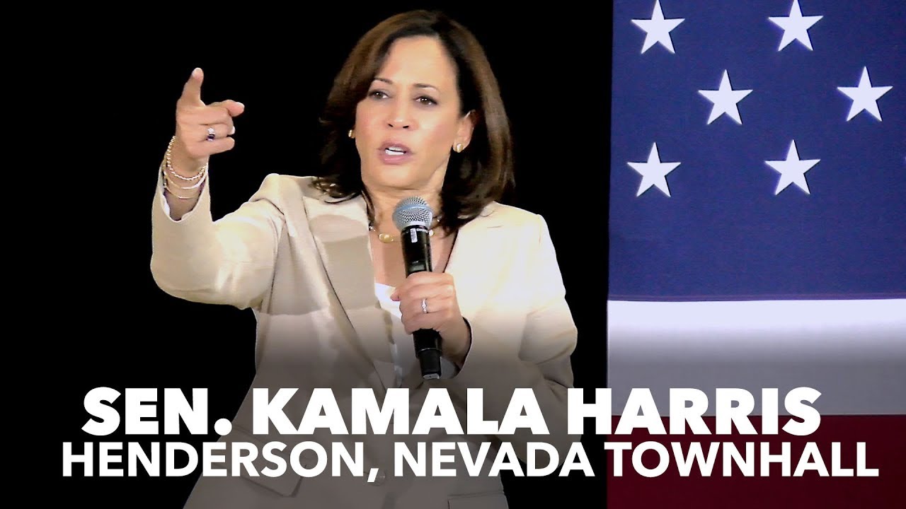 Sen. Kamala Harris Speaks in Las Vegas Town Hall - YouTube