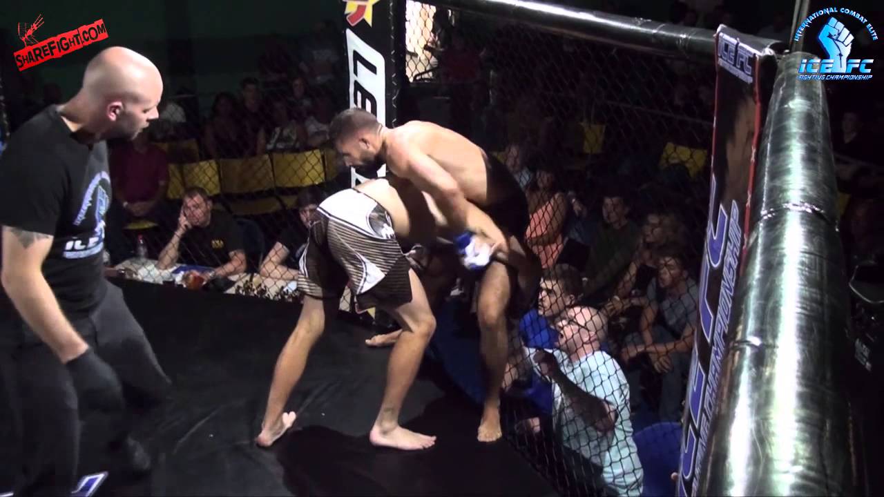 knockout boxing ICE FC 7 Rob Lees vs Sam Wilson