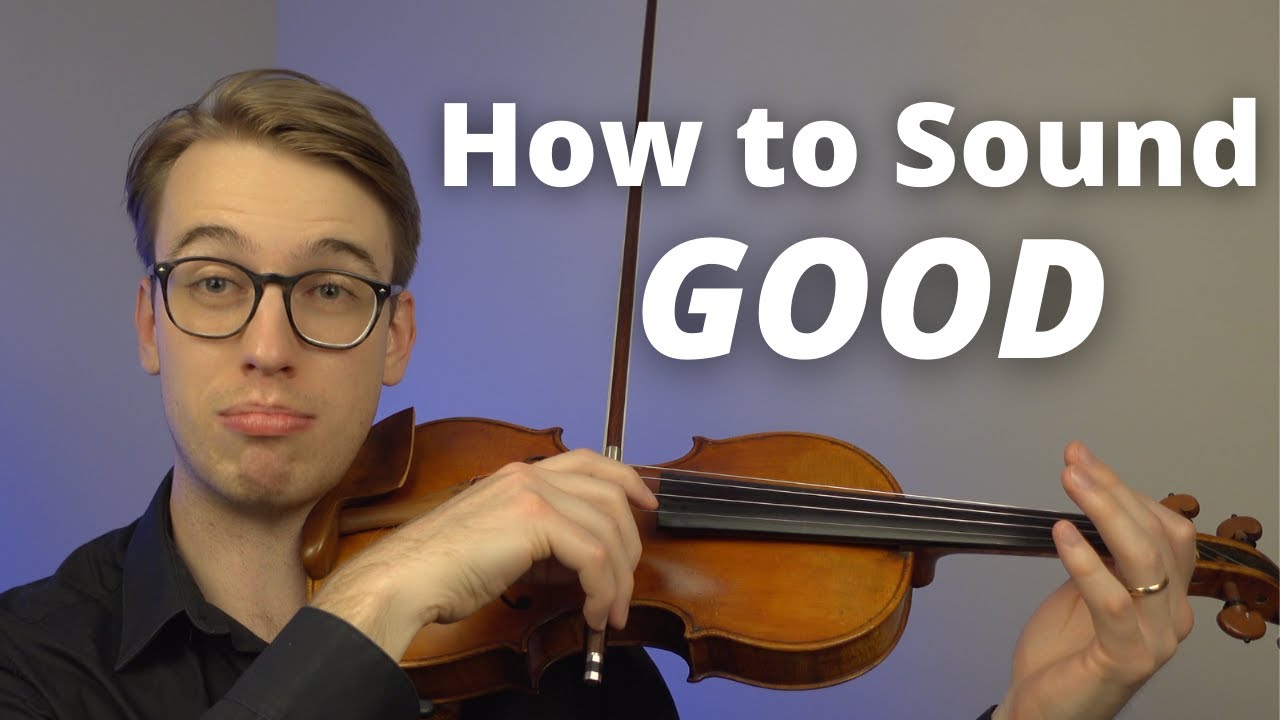 The Secret to GOOD Sound On The Violin - YouTube