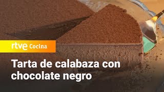 Receta de tarta de calabaza con chocolate negro de la chef Marta Verona - Saber Vivir | RTVE Cocina