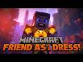 Wearing My FRIEND as a DRESS in Minecraft Roleplay | Minecraft Roleplay Mods