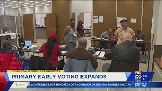 Primary Early Voting Expands by FOX59 News 101 views 2 days ago 2 minutes, 33 seconds