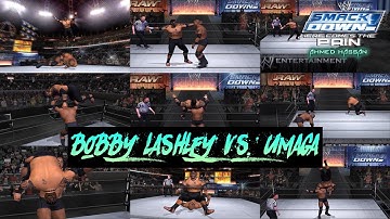 Bobby Lashley vs. Umaga | HCTP Mod (New Wrestlers & New Hacked Moves)