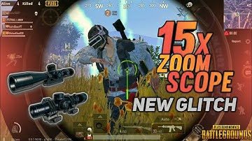 NEW 15x SCOPE SECRET TRICK PUBG || 0.9.0 Glitch PUBG || HydraBeast