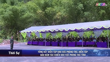 Hòa Bình: Tổng kết diễn tập khu vực phòng thủ, diễn tập bảo đảm tác chiến khu vực phòng thủ tỉnh