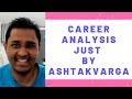 Career Analysis just by Ashtakvarga - Astrology Basics 131