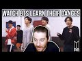 BTS: Watch BTS Learn Their Dances REACTION!