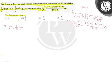 Let \( f \) and \( g \) be two real-valued differentiable functions...