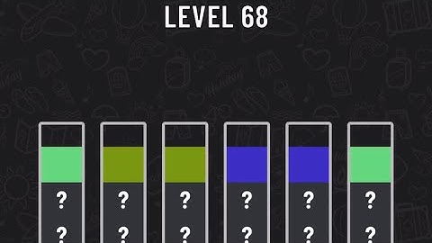 Water Sort Puzzle Level 68 #watersortpuzzle #mobilegames #puzzlegame #watersortpuzzlegameplay