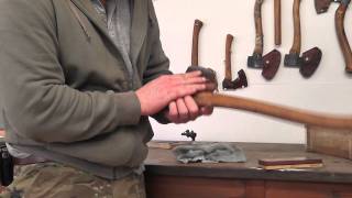 How to sharpen an axe with Ben Orford