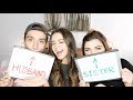 SISTER VS HUSBAND | Jess Conte ft. Gabriel Conte & Sarah Bauer