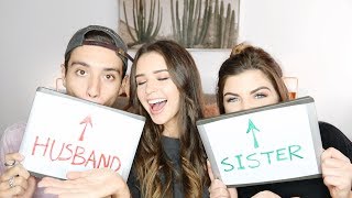 SISTER VS HUSBAND | Jess Conte ft. Gabriel Conte & Sarah Bauer