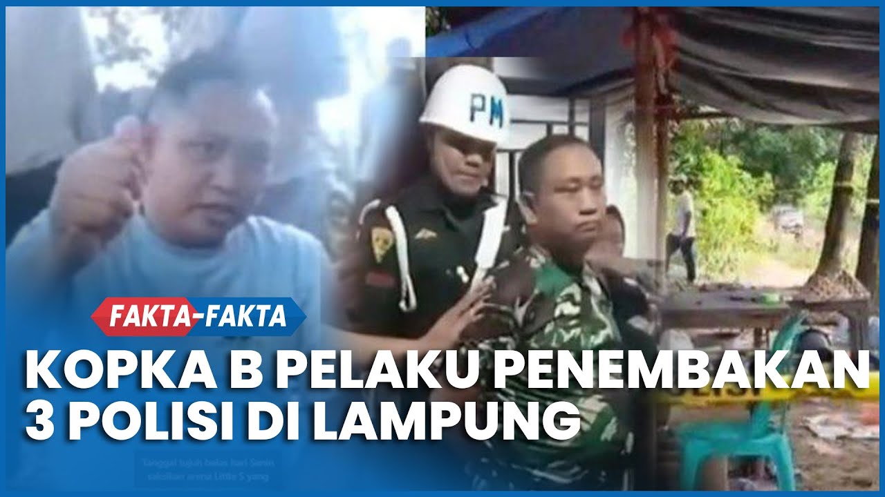 Sosok Sangar Kopka Basarsyah Pelaku Penembakan 3 Polisi di Lampung, Pernah Pamer Senpi di Medsos