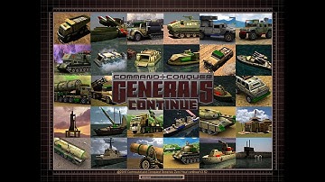 Command conquer Generals zero hour continue v2.52 USA mission 1