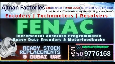 FENAC encoder Equivalent inStock AjmanFET Dubai Repair Upgrade Substitute Encoder servorepair.ae UAE