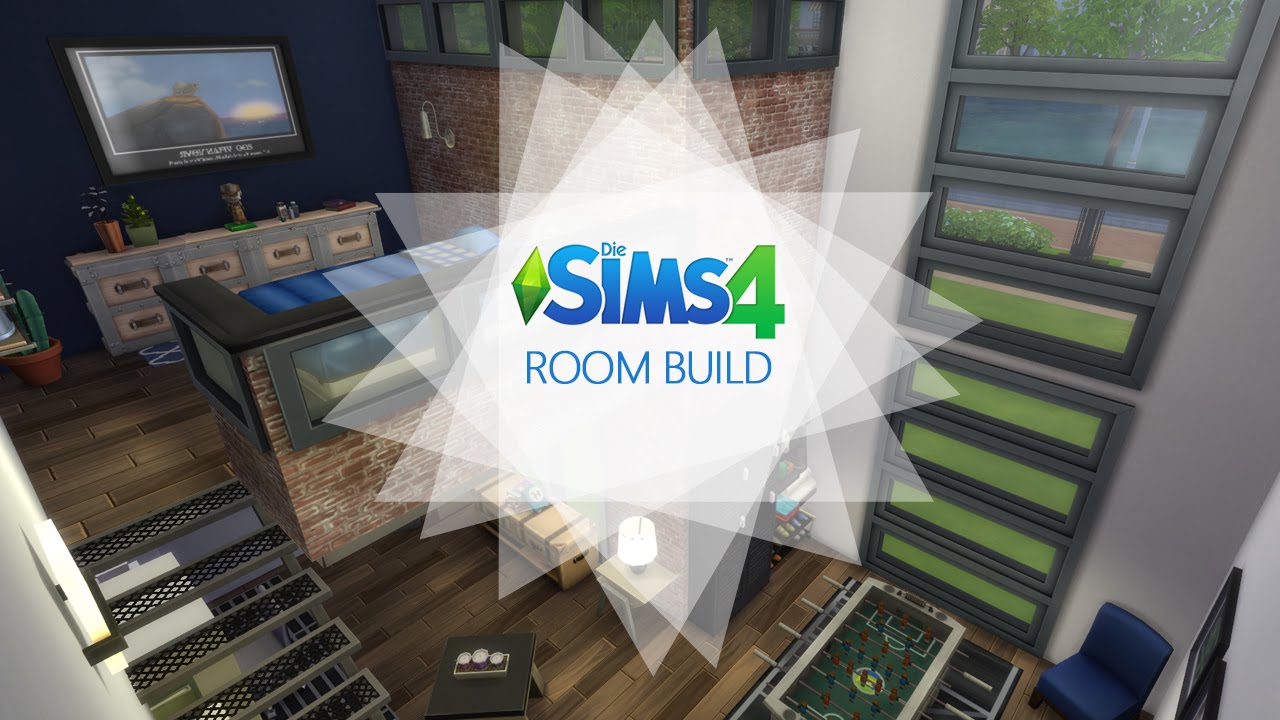 Sims 4 room build modernes hochbett zimmer jungs / modern high ...
