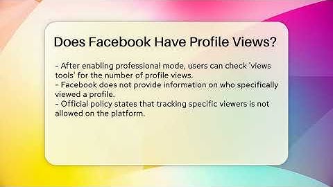 Does Facebook Have Profile Views? - Everyday-Networking