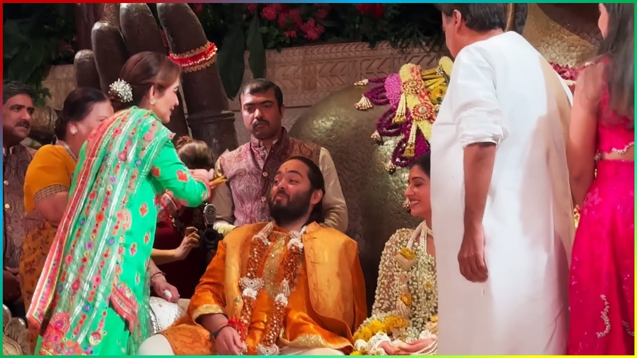 Anant Radhika Haldi Full Video | Anant Ambani Radhika Ambani Haldi Video